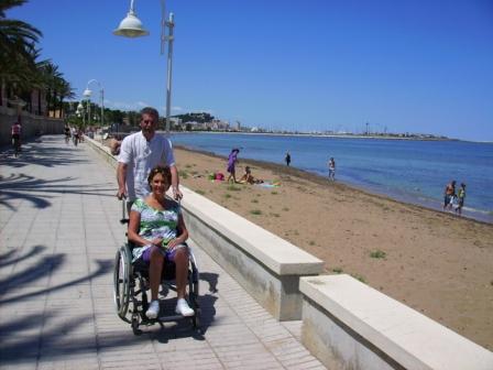 de boulevard route in Denia