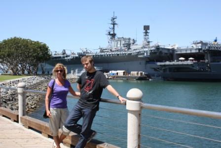 The Mission beach in San Diego